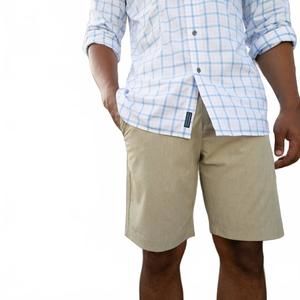 NEW FISH HIPPIE CO isla performance shorts in oak